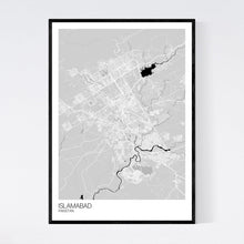 Load image into Gallery viewer, Islamabad City Map Print