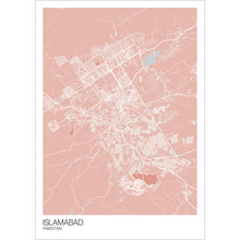 Load image into Gallery viewer, Map of Islamabad, Pakistan
