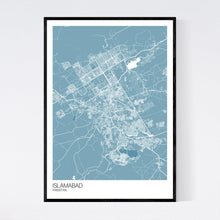 Load image into Gallery viewer, Islamabad City Map Print