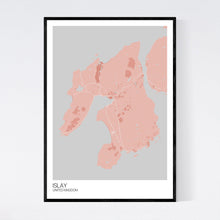 Load image into Gallery viewer, Islay Island Map Print