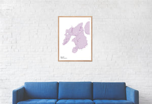 Map of Islay, United Kingdom