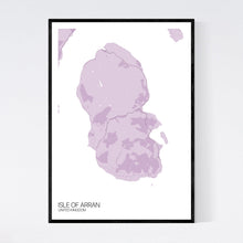 Load image into Gallery viewer, Isle of Arran Island Map Print