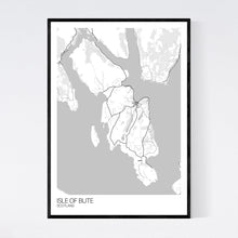 Load image into Gallery viewer, Isle of Bute Island Map Print