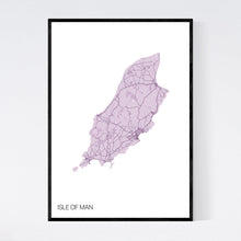 Load image into Gallery viewer, Isle of Man Island Map Print