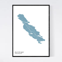 Load image into Gallery viewer, Isle of May Island Map Print