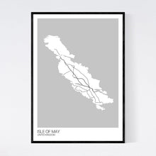 Load image into Gallery viewer, Isle of May Island Map Print