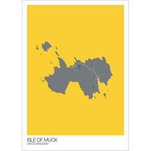 Map of Isle of Muck, United Kingdom