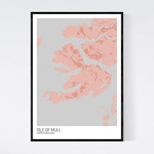 Load image into Gallery viewer, Isle of Mull Island Map Print