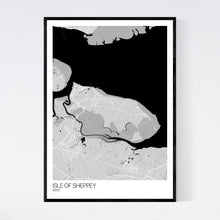 Load image into Gallery viewer, Isle of Sheppey Island Map Print