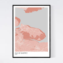 Load image into Gallery viewer, Isle of Sheppey Island Map Print