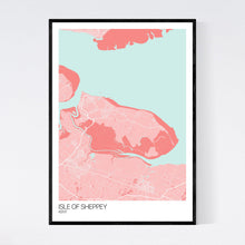 Load image into Gallery viewer, Isle of Sheppey Island Map Print