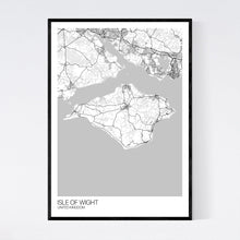 Load image into Gallery viewer, Isle of Wight Island Map Print