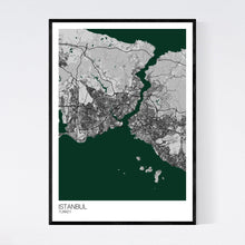 Load image into Gallery viewer, Istanbul City Map Print