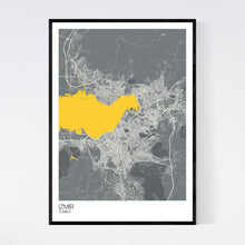 Load image into Gallery viewer, Izmir City Map Print