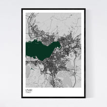 Load image into Gallery viewer, Izmir City Map Print