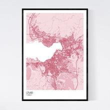 Load image into Gallery viewer, Izmir City Map Print