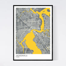 Load image into Gallery viewer, Map of Jacksonville, Florida