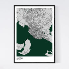 Load image into Gallery viewer, Jaffna City Map Print