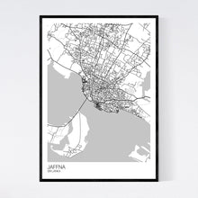 Load image into Gallery viewer, Jaffna City Map Print