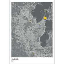 Load image into Gallery viewer, Map of Jaipur, India