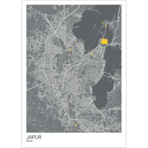 Map of Jaipur, India