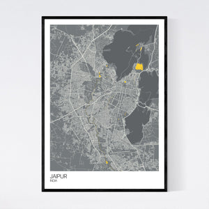 Map of Jaipur, India