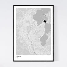 Load image into Gallery viewer, Jaipur City Map Print