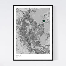 Load image into Gallery viewer, Jaipur City Map Print