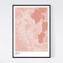 Load image into Gallery viewer, Jaipur City Map Print
