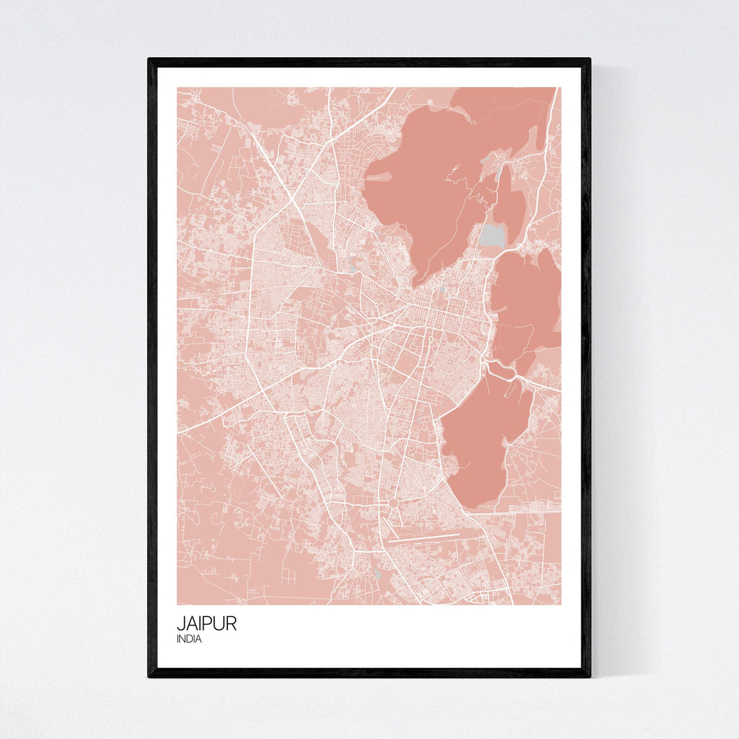 Jaipur City Map Print