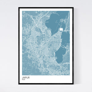 Jaipur City Map Print
