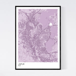 Jaipur City Map Print