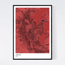 Load image into Gallery viewer, Jaipur City Map Print