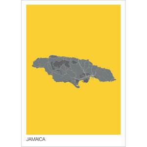 Map of Jamaica, 