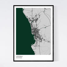 Load image into Gallery viewer, Jeddah City Map Print