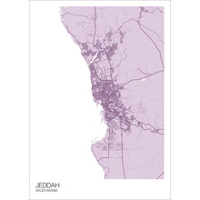 Load image into Gallery viewer, Map of Jeddah, Saudi Arabia