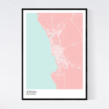 Load image into Gallery viewer, Jeddah City Map Print