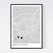Load image into Gallery viewer, Jerez de la Frontera City Map Print