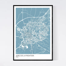 Load image into Gallery viewer, Map of Jerez de la Frontera, Spain