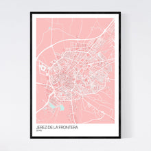 Load image into Gallery viewer, Jerez de la Frontera City Map Print