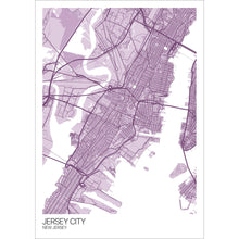 Load image into Gallery viewer, Map of Jersey City, New Jersey