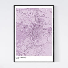Load image into Gallery viewer, Map of Jerusalem, Israel