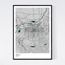 Load image into Gallery viewer, Jinan City Map Print