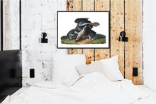 Load image into Gallery viewer, Black Vulture or Carrion Crow Print by John Audubon