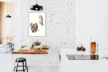 Load image into Gallery viewer, Tengmalm&#39;s Owl Print by John Audubon