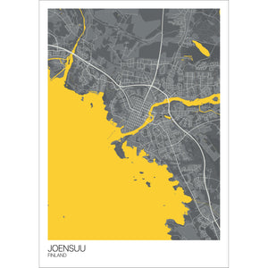 Map of Joensuu, Finland