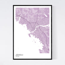 Load image into Gallery viewer, Joensuu City Map Print