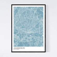Load image into Gallery viewer, Johannesburg City Map Print