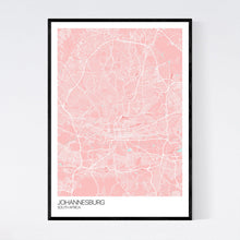 Load image into Gallery viewer, Map of Johannesburg, South Africa