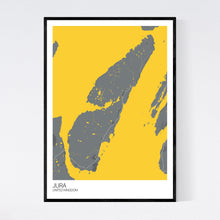 Load image into Gallery viewer, Jura Island Map Print
